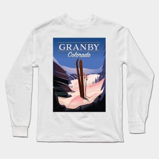 Granby Colorado ski poster Long Sleeve T-Shirt